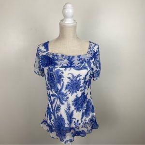Miss Dorby Porcelain Blouse